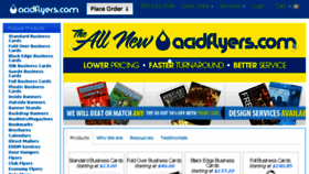 What Acidflyers.com website looked like in 2018 (5 years ago)