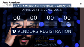 What Arabamericanfestival.com website looked like in 2018 (5 years ago)