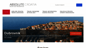 What Absolute-croatia.com website looked like in 2018 (5 years ago)