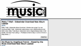 What Allmusicalbums.host website looked like in 2018 (5 years ago)
