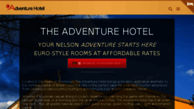 What Adventurehotel.ca website looked like in 2018 (5 years ago)