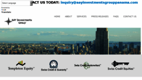 What Aayinvestmentsgroup.com website looked like in 2018 (5 years ago)