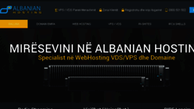 What Albhost.net website looked like in 2018 (7 years ago)