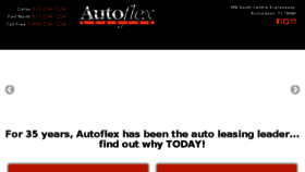What Autoflex.com website looked like in 2018 (5 years ago)