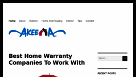 What Akeena.net website looked like in 2018 (5 years ago)