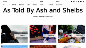 What Astoldbyashandshelbs.com website looked like in 2018 (5 years ago)