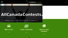 What Allcanadacontests.com website looked like in 2018 (5 years ago)