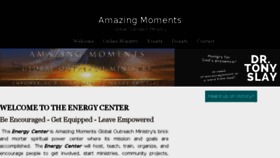 What Amazingmoments.org website looked like in 2018 (5 years ago)