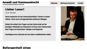 What Anwalt-und-kommunalrecht.de website looked like in 2018 (5 years ago)
