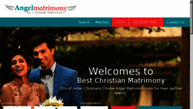 What Angelmatrimony.com website looked like in 2018 (5 years ago)