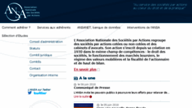 What Ansa.fr website looked like in 2018 (5 years ago)