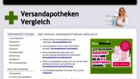 What Apotheken-vergleich.com website looked like in 2018 (5 years ago)