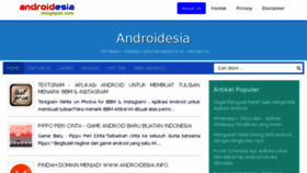 What Aplikasi-android.com website looked like in 2018 (5 years ago)