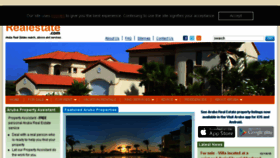 What Arubarealestate.com website looked like in 2018 (7 years ago)