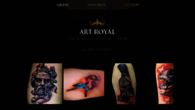 What Artroyaltattoo.com website looked like in 2018 (5 years ago)