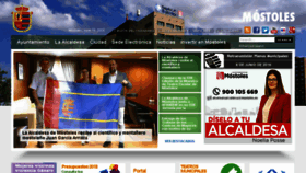 What Ayto-mostoles.es website looked like in 2018 (5 years ago)