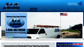 What Acepowerwashing.com website looked like in 2018 (5 years ago)