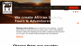 What Africantravel.com website looked like in 2018 (5 years ago)