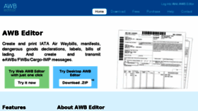 What Awbeditor.com website looked like in 2018 (5 years ago)