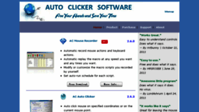 What Autoclickersoft.com website looked like in 2018 (5 years ago)