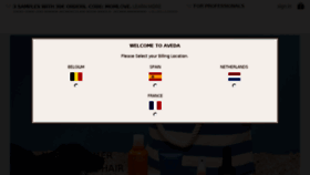 What Aveda.eu website looked like in 2018 (5 years ago)