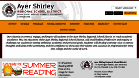 What Asrsd.org website looked like in 2018 (8 years ago)