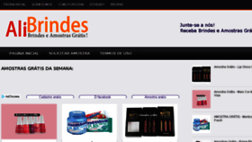 What Alibrindes.com.br website looked like in 2018 (7 years ago)