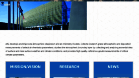 What Arl.noaa.gov website looked like in 2018 (7 years ago)