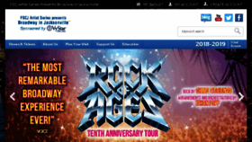 What Artistseriesjax.org website looked like in 2018 (7 years ago)