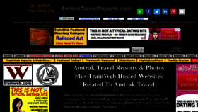 What Amtraktravelreports.com website looked like in 2018 (5 years ago)