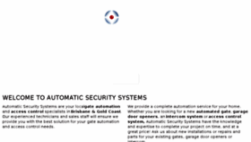 What Automaticsecuritysystems.com.au website looked like in 2018 (5 years ago)