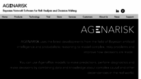 What Agenarisk.com website looked like in 2018 (5 years ago)