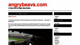 What Angrybeavs.com website looked like in 2018 (5 years ago)