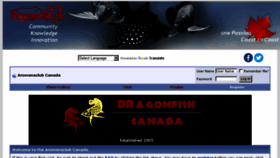 What Arowanaclub.ca website looked like in 2018 (5 years ago)