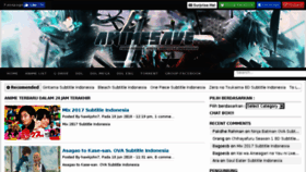 What Animesave.com website looked like in 2018 (5 years ago)