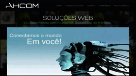 What Ahcom.com.br website looked like in 2018 (5 years ago)