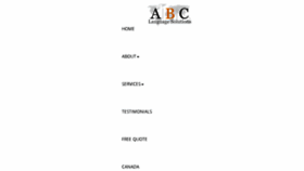 What Abc-lang.com website looked like in 2018 (5 years ago)