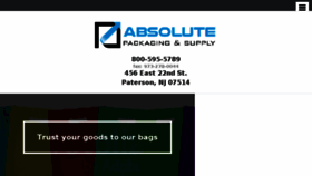 What Absolutepackaging.com website looked like in 2018 (5 years ago)