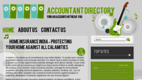 What Accountantdirectory.us website looked like in 2018 (5 years ago)