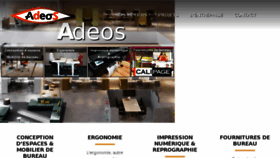 What Adeos-office.com website looked like in 2018 (5 years ago)