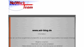What Adr-blog.de website looked like in 2018 (5 years ago)