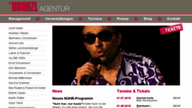 What Agentur-hoanzl.at website looked like in 2018 (5 years ago)