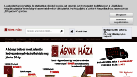 What Agyakhaza.hu website looked like in 2018 (5 years ago)