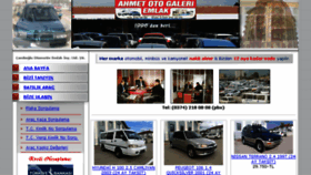 What Ahmetotogaleri.com website looked like in 2018 (5 years ago)