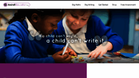 What Andrelleducation.co.uk website looked like in 2018 (5 years ago)