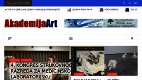 What Akademija-art.hr website looked like in 2018 (5 years ago)