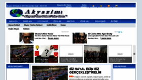What Akyazim.net website looked like in 2018 (5 years ago)