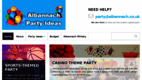 What Albannach.co.uk website looked like in 2018 (5 years ago)