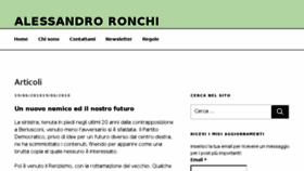 What Alessandroronchi.net website looked like in 2018 (5 years ago)