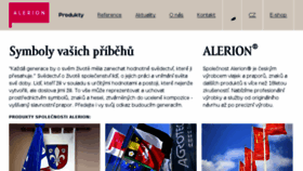What Alerion.cz website looked like in 2018 (5 years ago)